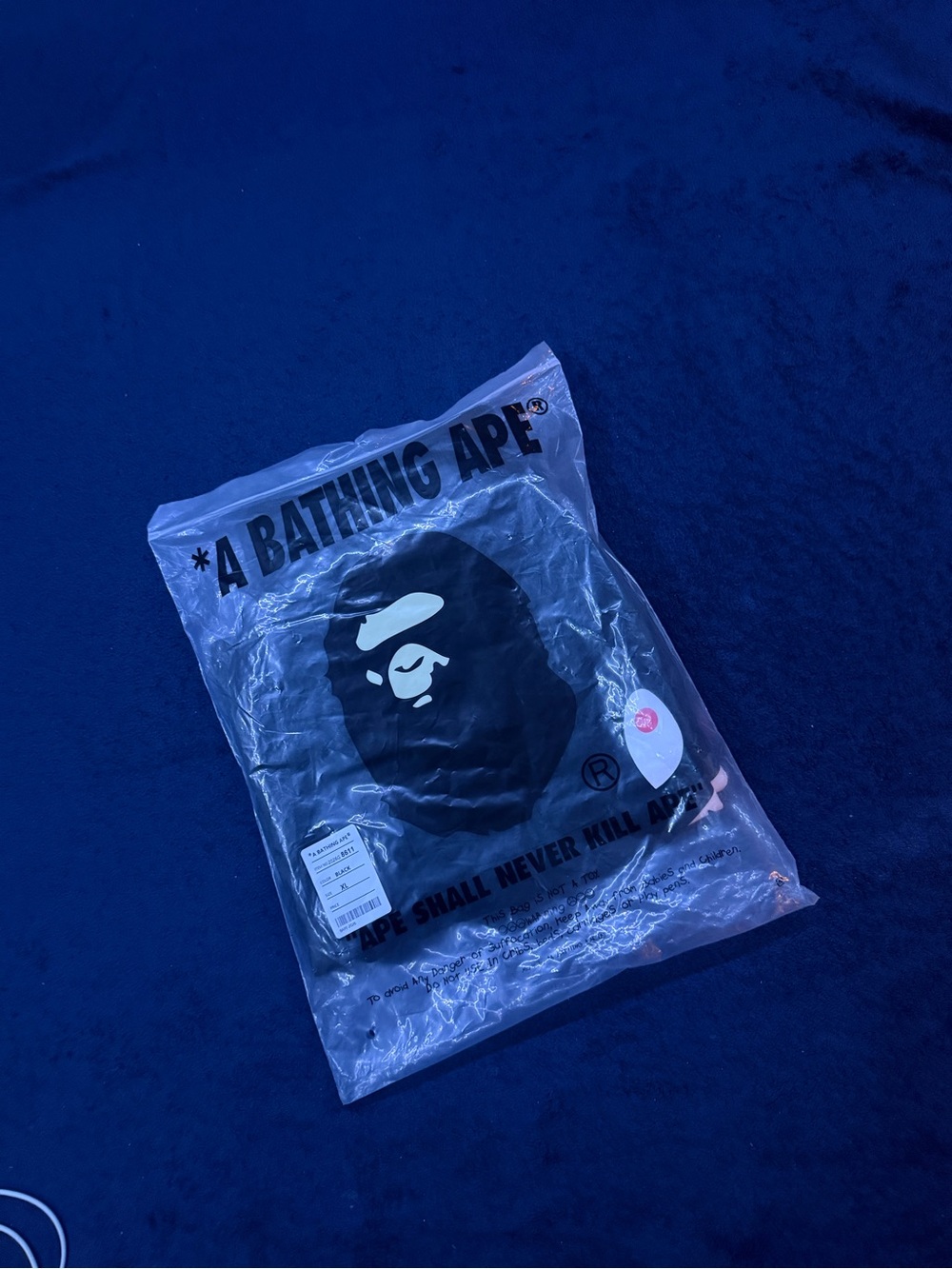 Bape Black and White Ape Head Men's shorts
